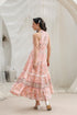 Printed Pure Cotton Fit & Flare Maxi Ethnic Dress